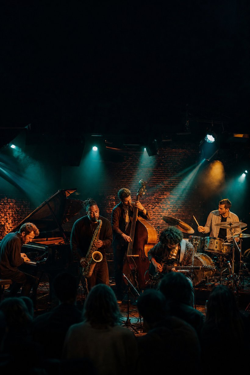 couverture jazz vision — groupe sur scène