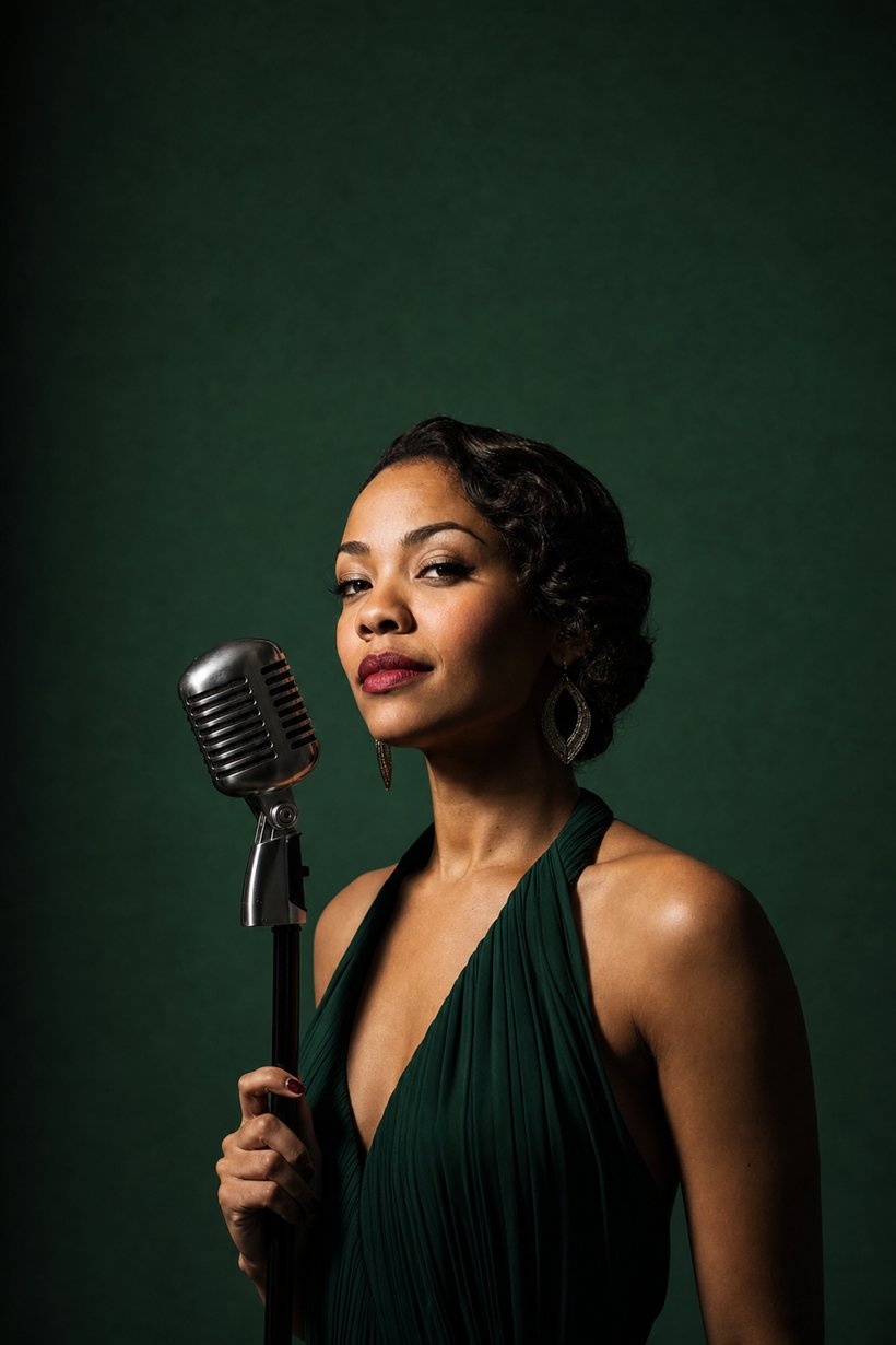 couverture jazz vision — chanteuse de jazz